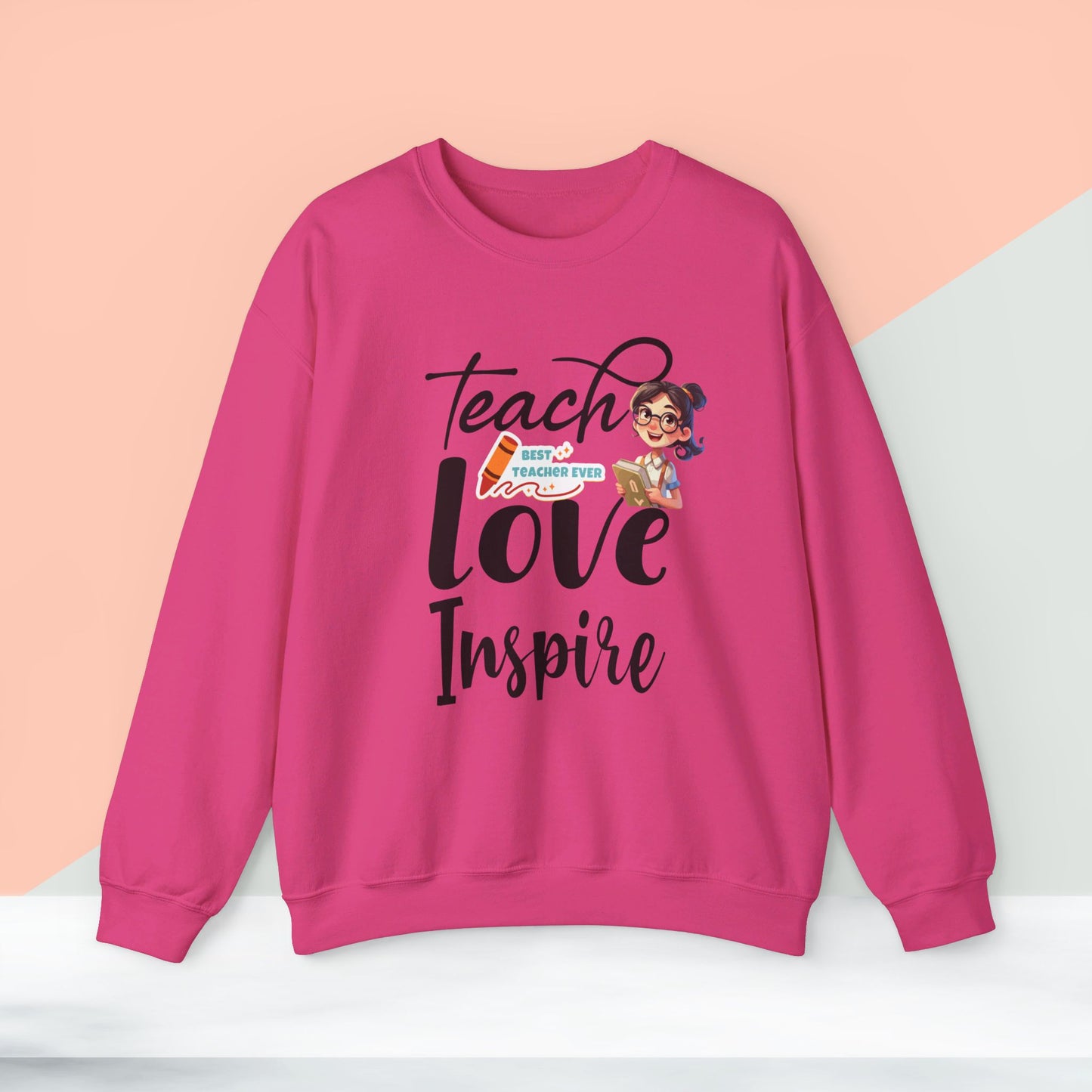 We Love Teachers Sweatshirt, Back To school unisex heavy blend crewneck sweatshirt, Teacher Back To school  Sweatshirt. First Day Vibes Sweatshirt.