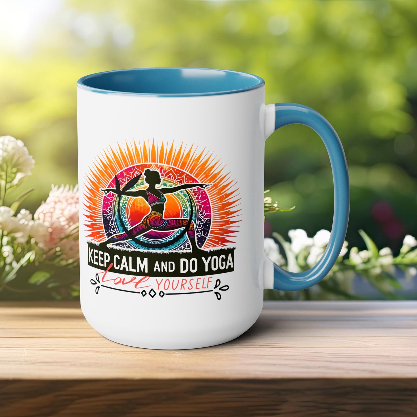 Keep Calm And Do Yoga Coffee Mug, Cute Yoga Coffee Mug, Yoga lovers Coffee Mug, Yoga Instructor Gift, Gift For Yoga lover, Gift For Yogi.