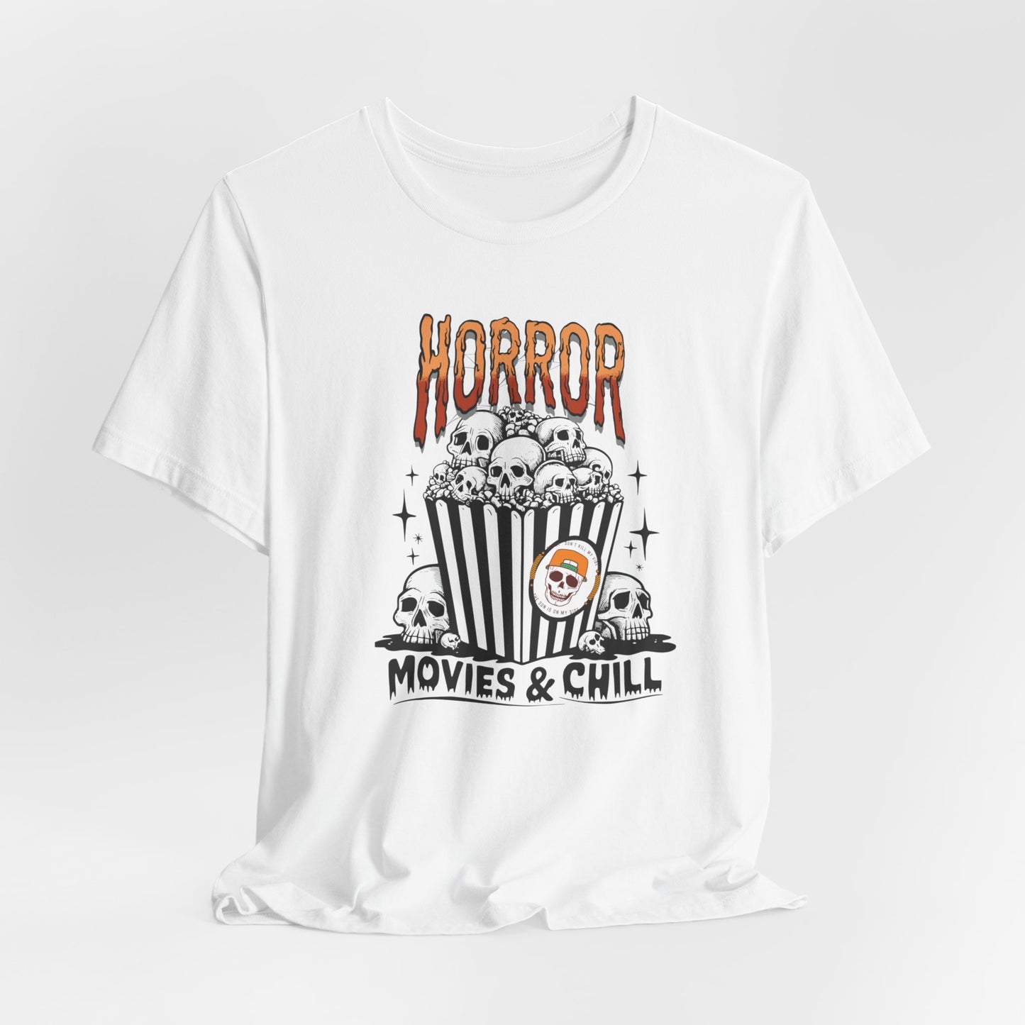 Horror Movies & Chill T-shirt, Happy Halloween T-shirt, Trick Or Treat T-shirt, Halloween T-shirt, Cool Halloween T-shirt, Spooky T-shirt,