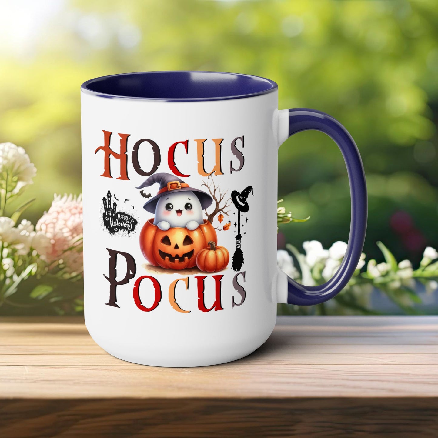 Hocus Pocus Halloween Coffee Mug,  Let's Go Halloween Coffee Mug, Trick or Treat Halloween Coffee Mug, Cute Skeleton Coffee Mug, Spooky Season Halloween Coffee Mug.