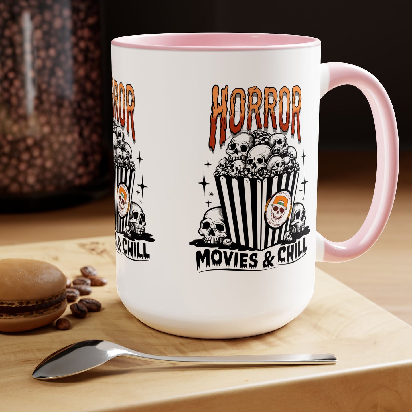 Horror movies & Chill Halloween Coffee Mug,  Let's Go Halloween Coffee Mug, Trick or Treat Halloween Coffee Mug, Cute Skeleton Coffee Mug, Spooky Season Halloween Coffee Mug.