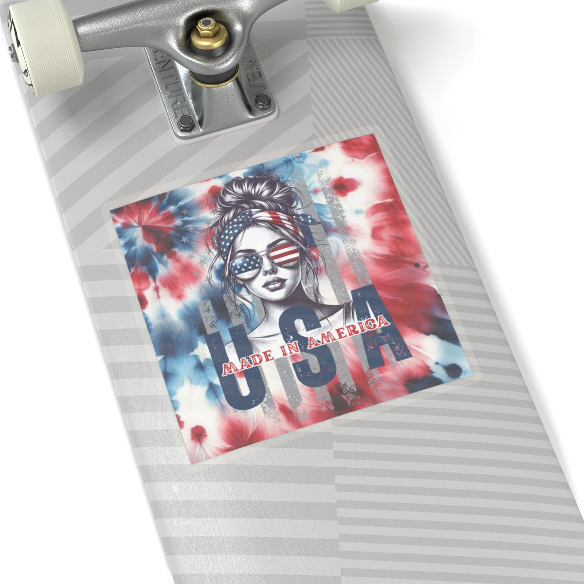 Happy 4th Of July Kiss-Cut Stickers, America, Flag, Peace Love America. Proud To Be An American, Red White Blue stickers. USA Stickers.