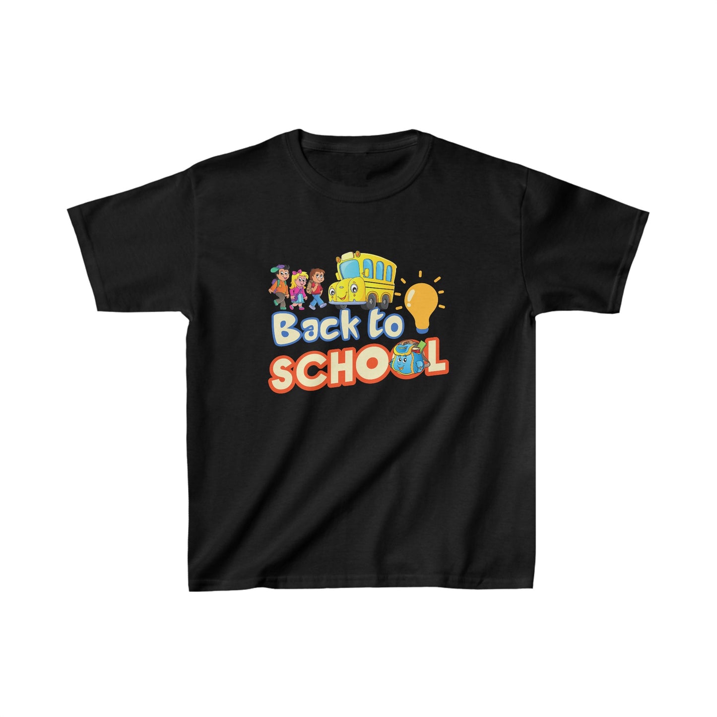 Back To School Kids Heavy Cotton™ Tee, Back to school Kids Shirt, 1st Day Of School Shirt, Back To School Cotton T-Shirt.