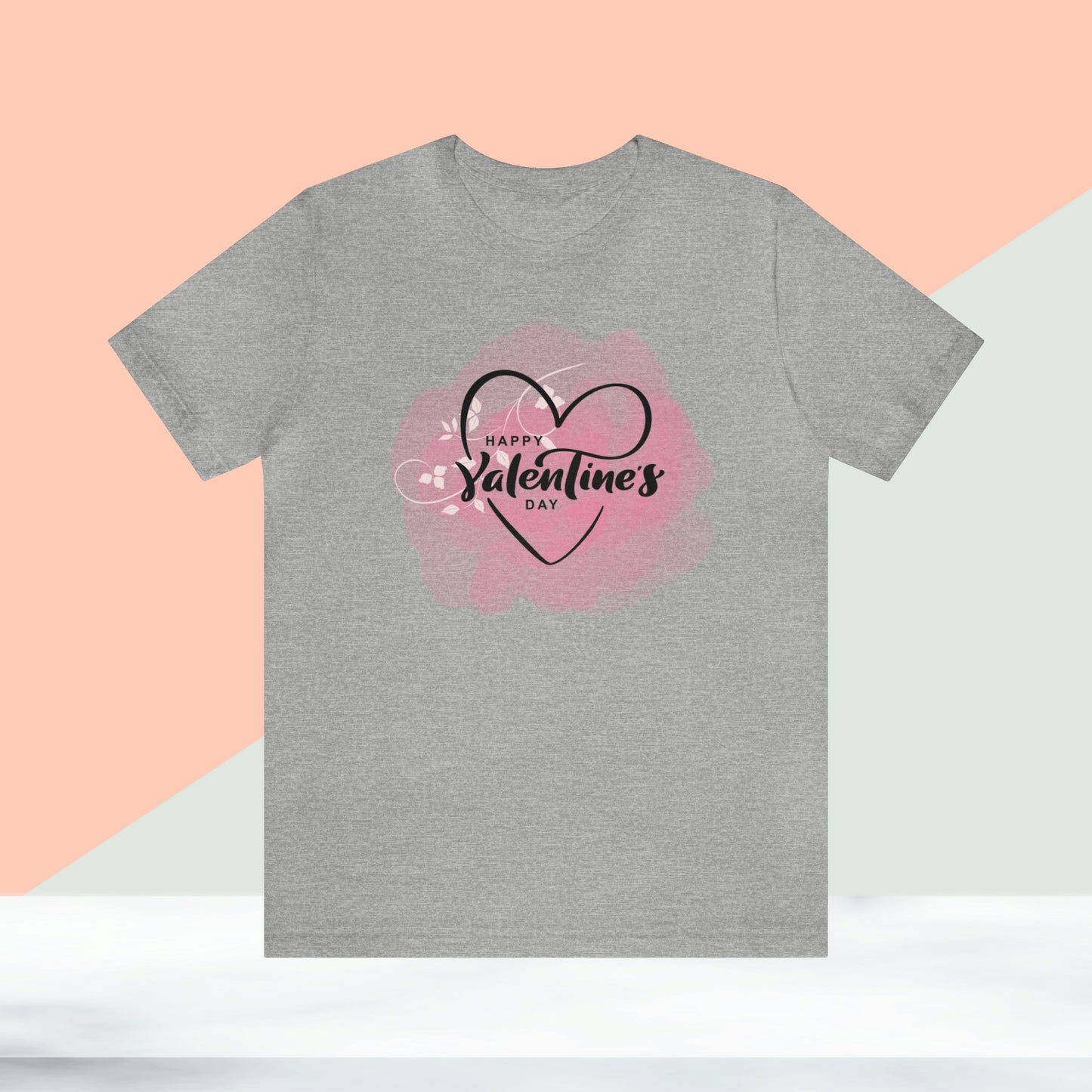 Happy valentines day Unisex Jersey Short Sleeve Tee