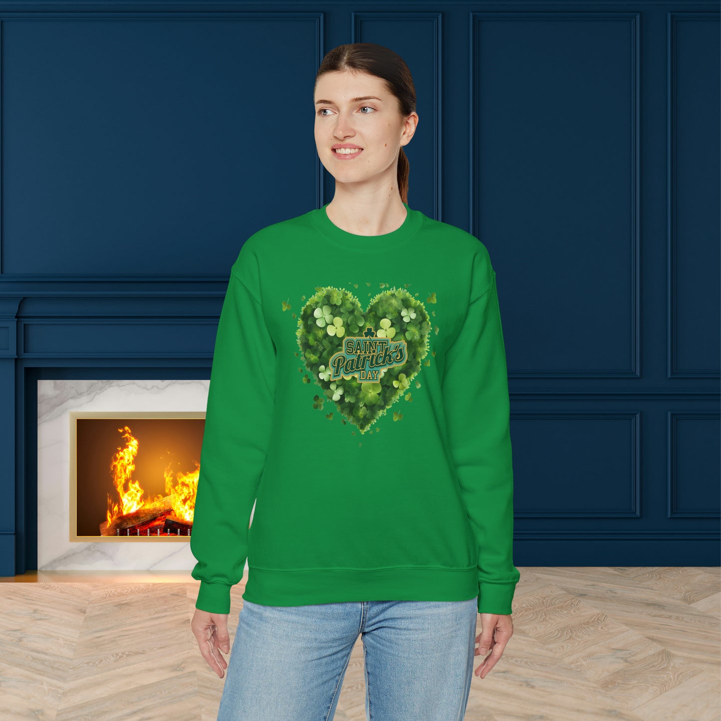 St Patrick's Day Unisex Heavy Blend™ Crewneck Sweatshirt