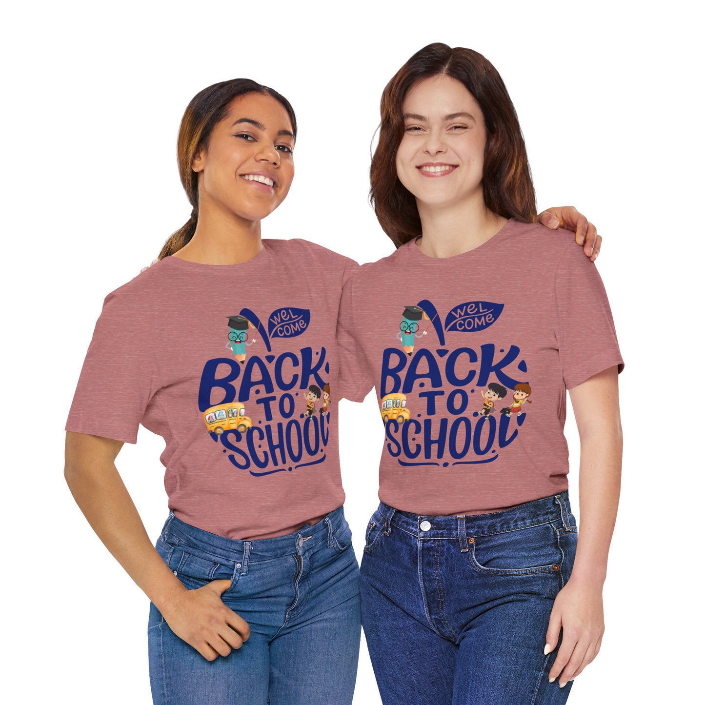 Welcome Back To School T-Shirt, Teacher T-Shirt, Teacher Back To school unisex jersey short sleeve.First Day Vibes T-Shirt.