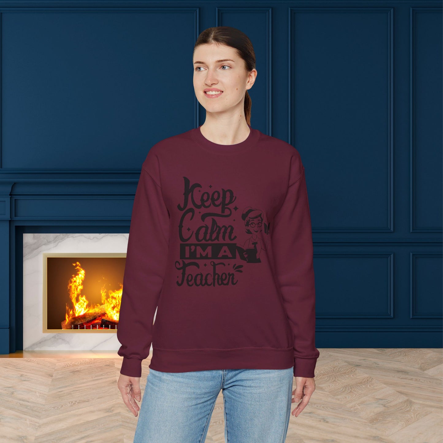 We Love Teachers Sweatshirt, Back To school unisex heavy blend crewneck sweatshirt, Teacher Back To school  Sweatshirt. First Day Vibes Sweatshirt.