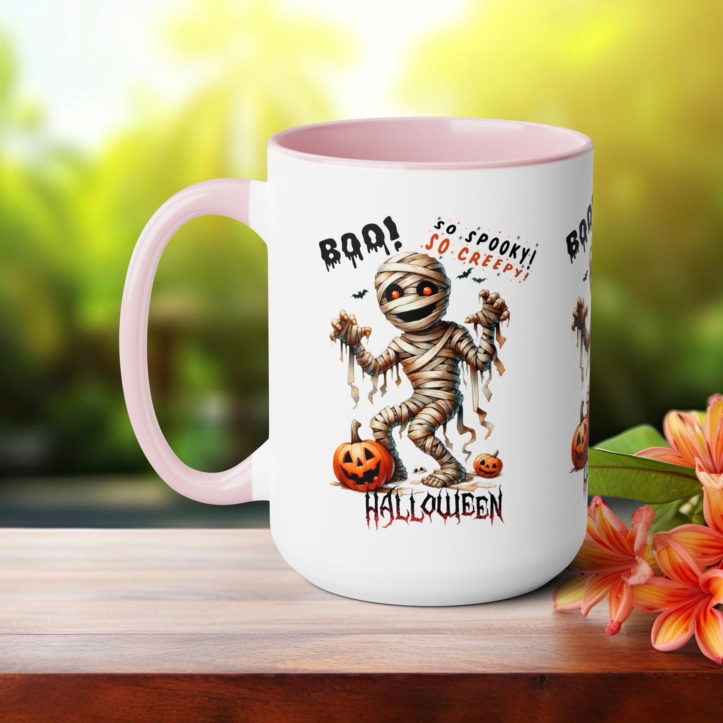 So Spooky So Creepy Halloween Coffee Mug,  Let's Go Halloween Coffee Mug, Trick or Treat Halloween Coffee Mug, Cute Skeleton Coffee Mug, Spooky Season Halloween Coffee Mug.