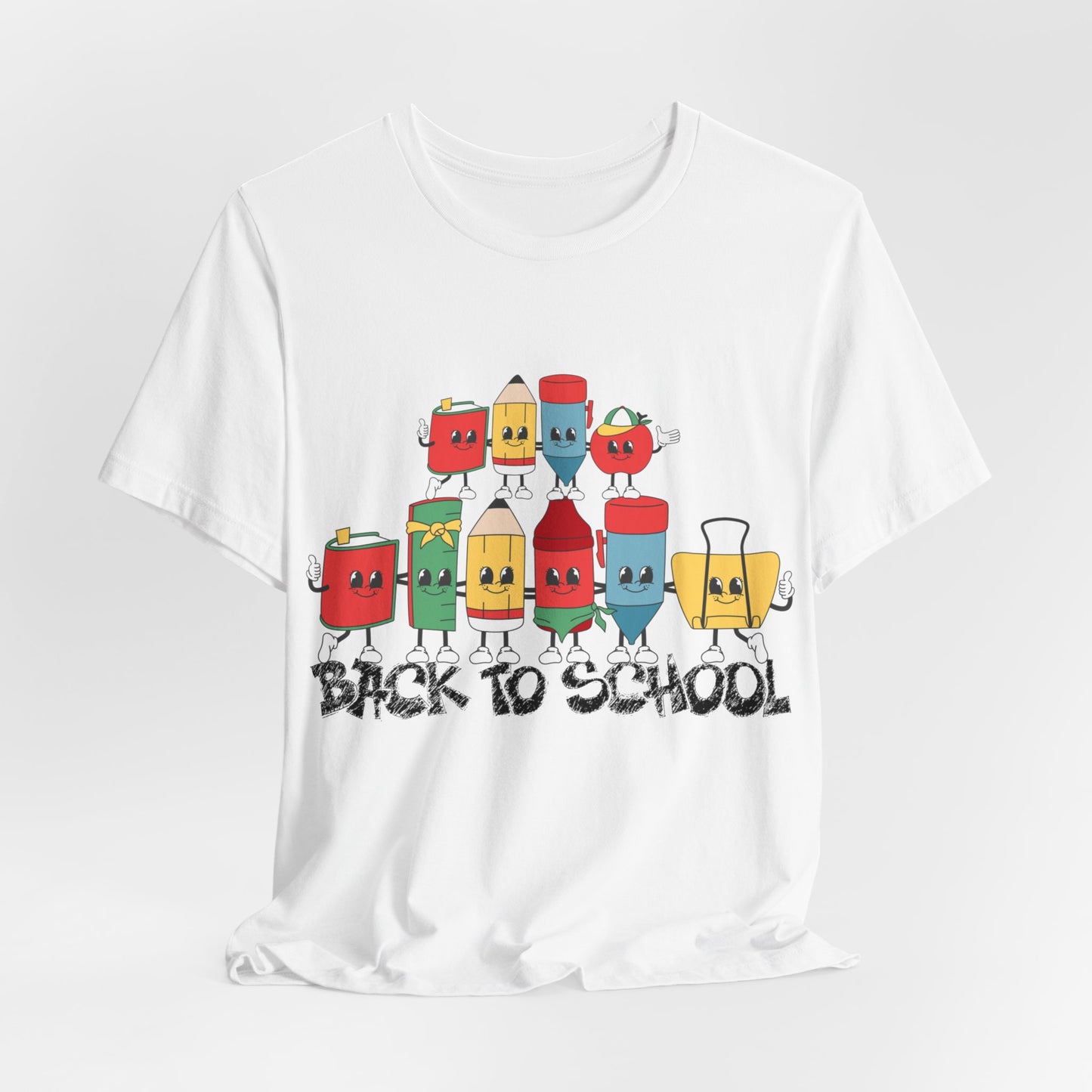 Back To School T-Shirt, Teacher Back To school unisex jersey short sleeve.First Day Vibes T-Shirt.