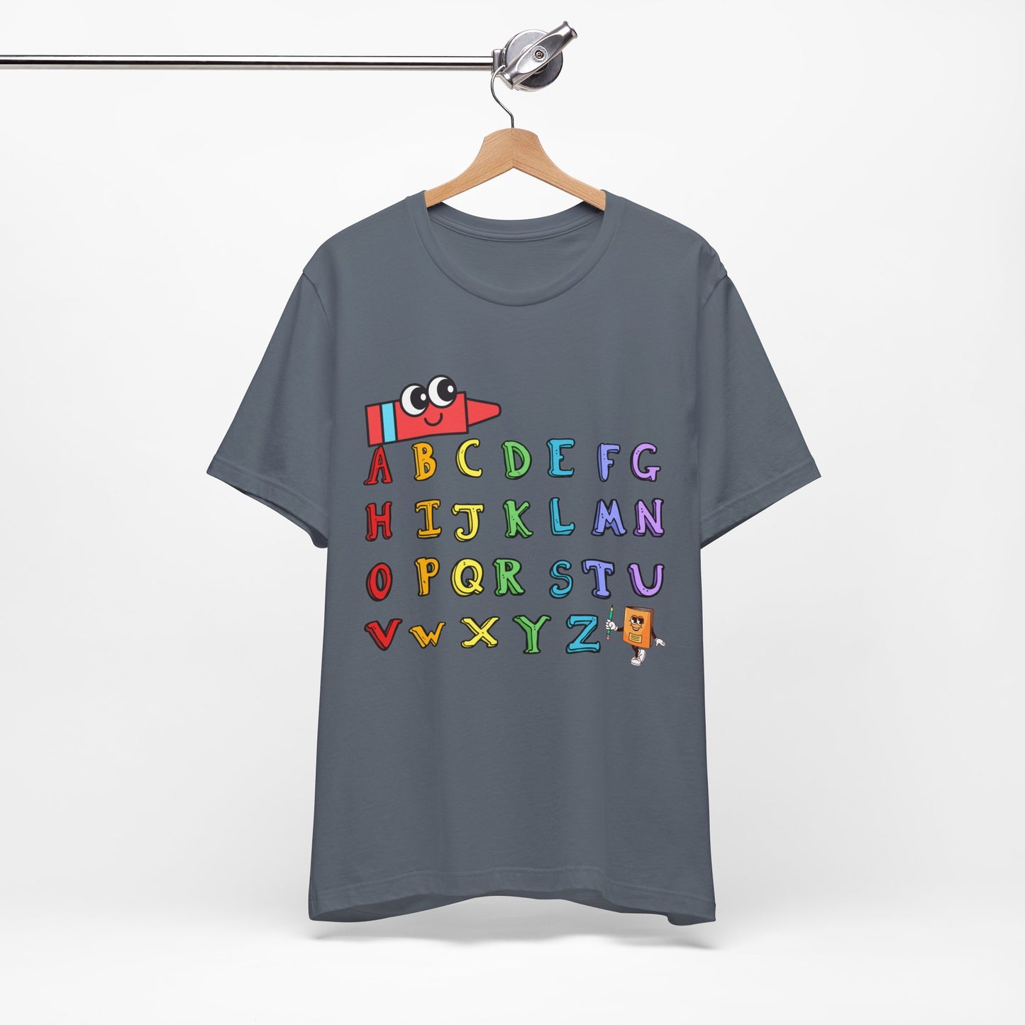 ABC Back To School T-Shirt, Love Teach Inspire T-Shirt, Back To School T-Shirt, Teacher Back To school unisex jersey short sleeve.First Day Vibes T-Shirt.