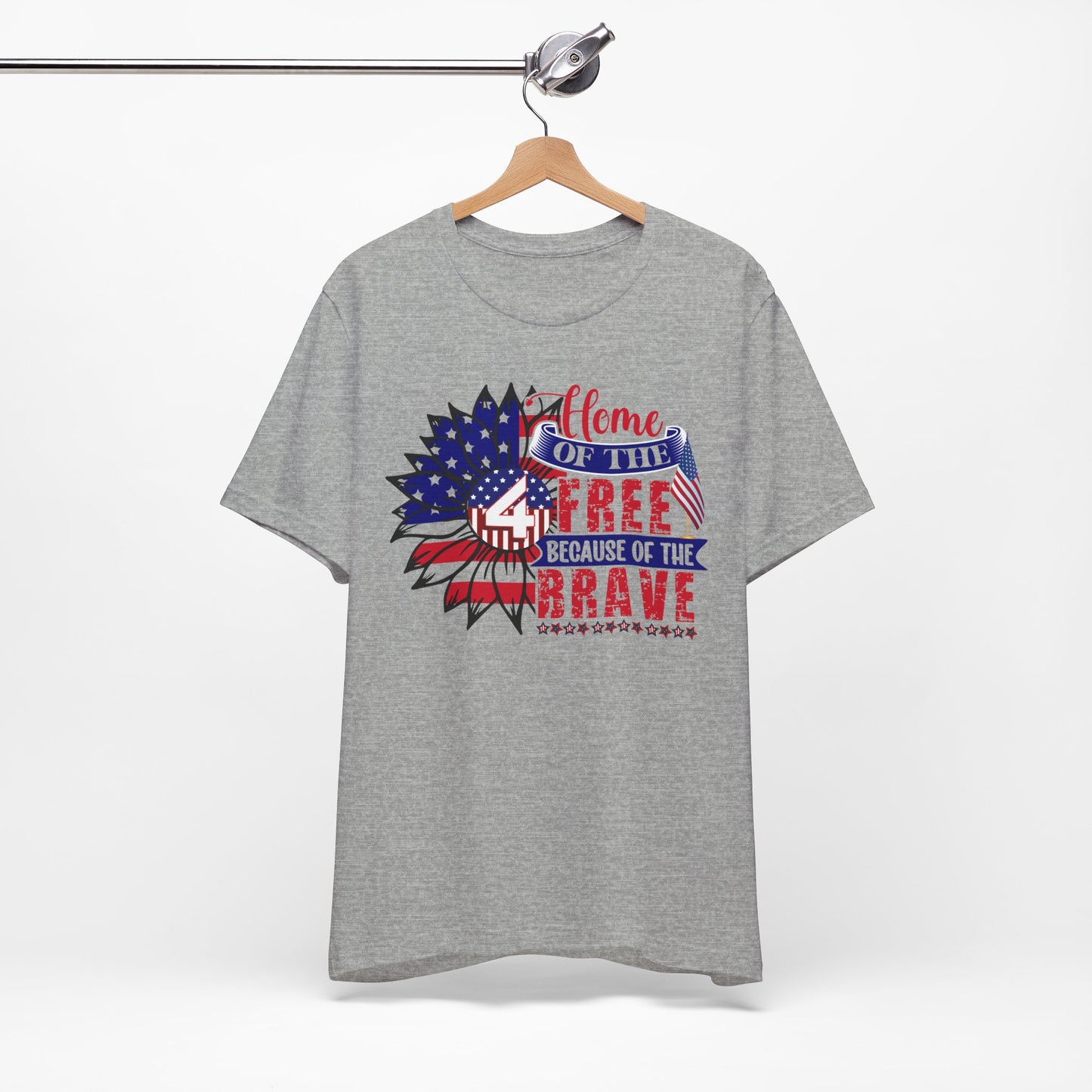 4th of July T-Shirt,  Fourth of July unisex jersey short sleeve.