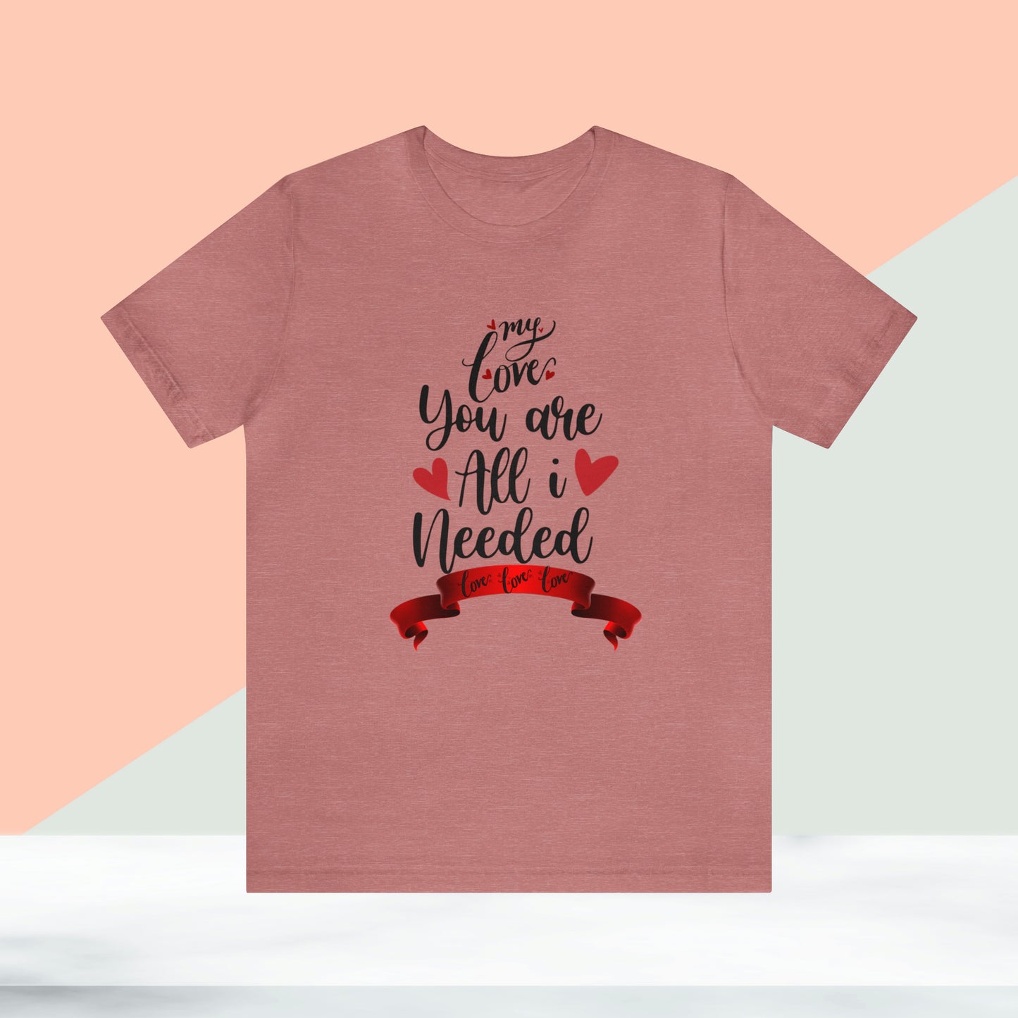 Happy valentines day Unisex Jersey Short Sleeve Tee