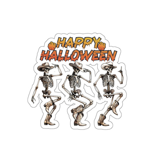 Spooky Kiss-Cut Stickers, Happy Halloween Kiss-Cut Stickers, Spooky Season Kiss-Cut Stickers, Cute Cat Halloween Kiss-Cut Stickers.