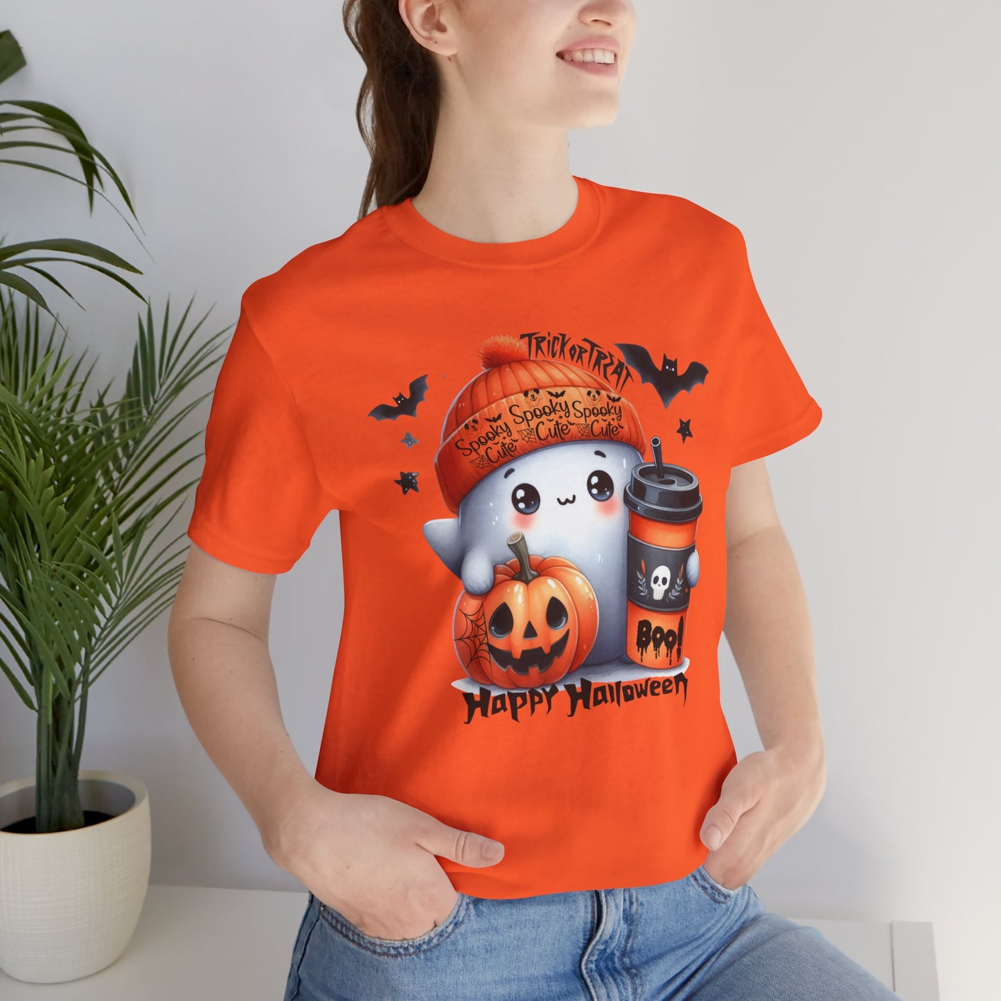 Spooky Cute Halloween T-shirt, Happy Halloween T-shirt, Trick Or Treat T-shirt, Halloween T-shirt, Cool Halloween T-shirt, Spooky T-shirt,