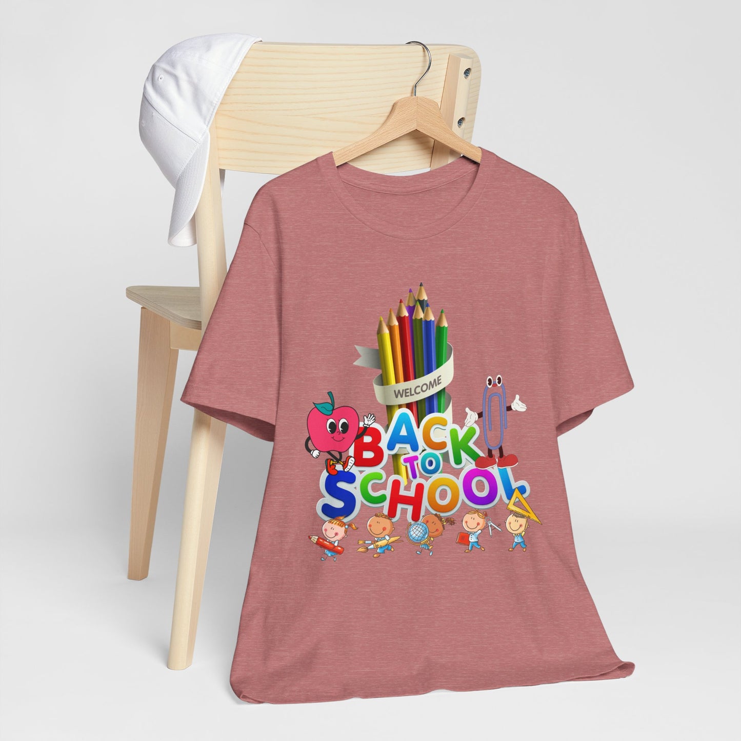 Welcome Back To School T-Shirt, Teacher T-Shirt, Teacher Back To school unisex jersey short sleeve.First Day Vibes T-Shirt.