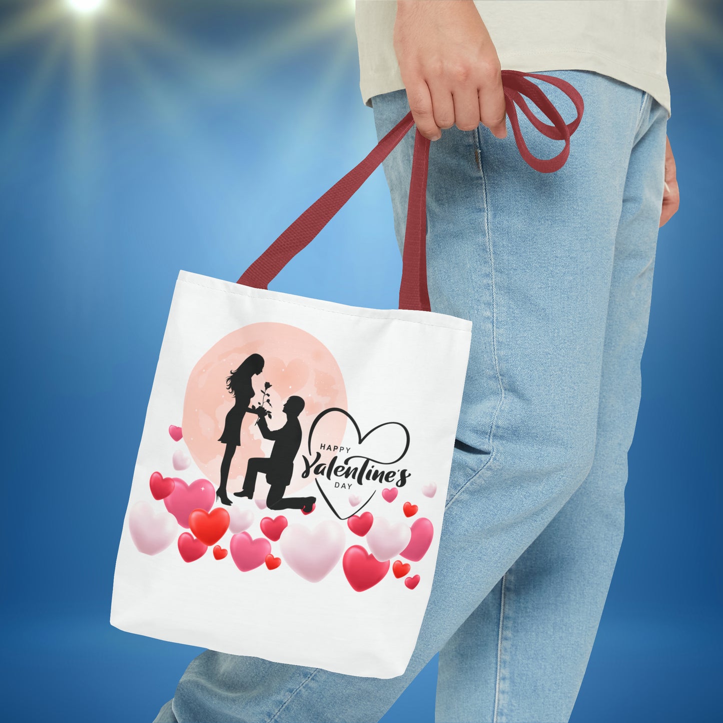 Happy Valentines Day Tote Bag