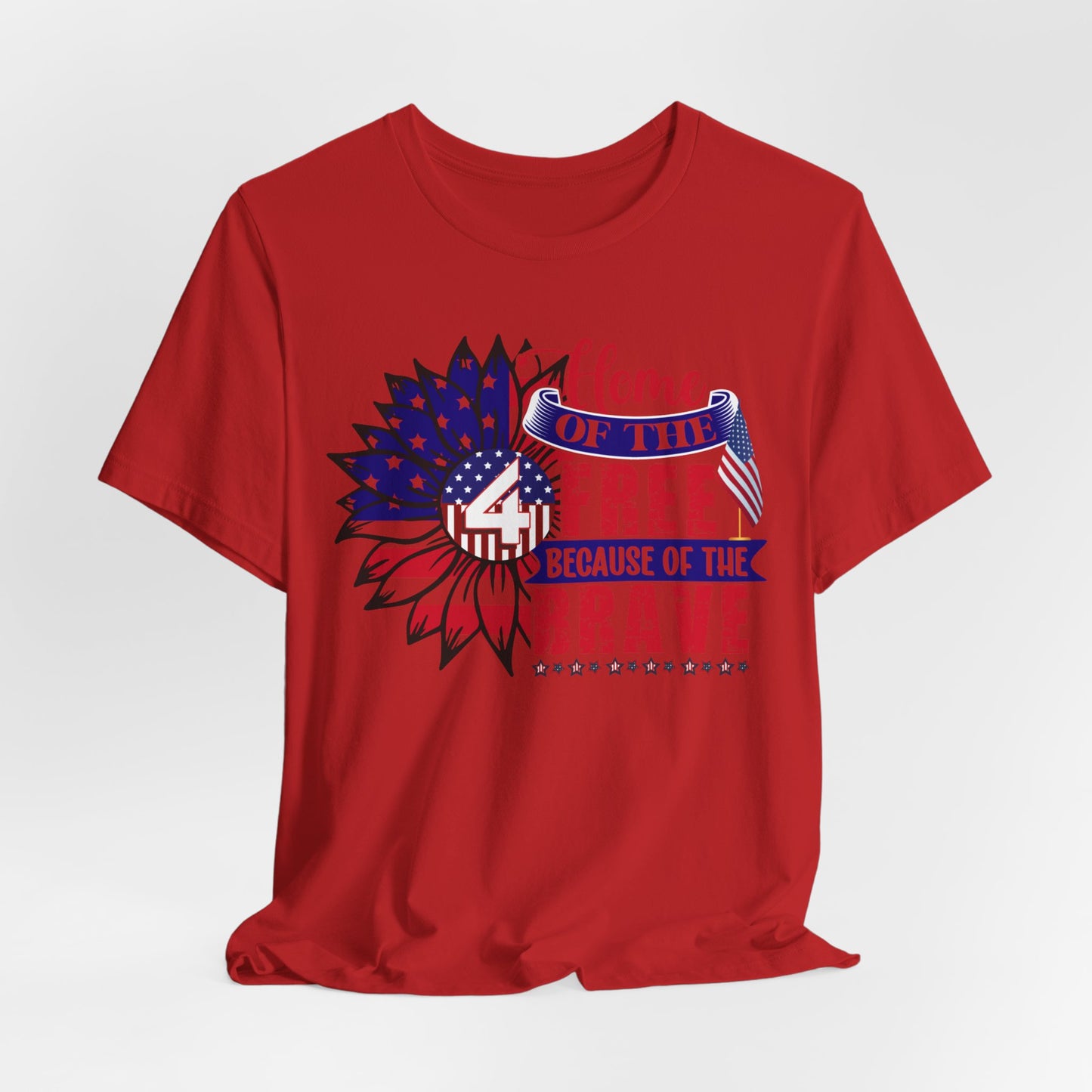 4th of July T-Shirt,  Fourth of July unisex jersey short sleeve.