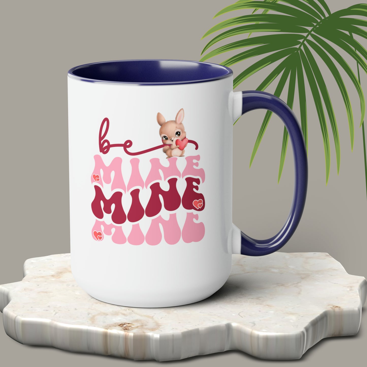 Happy valentines day Two-Tone Coffee Mugs, 15oz