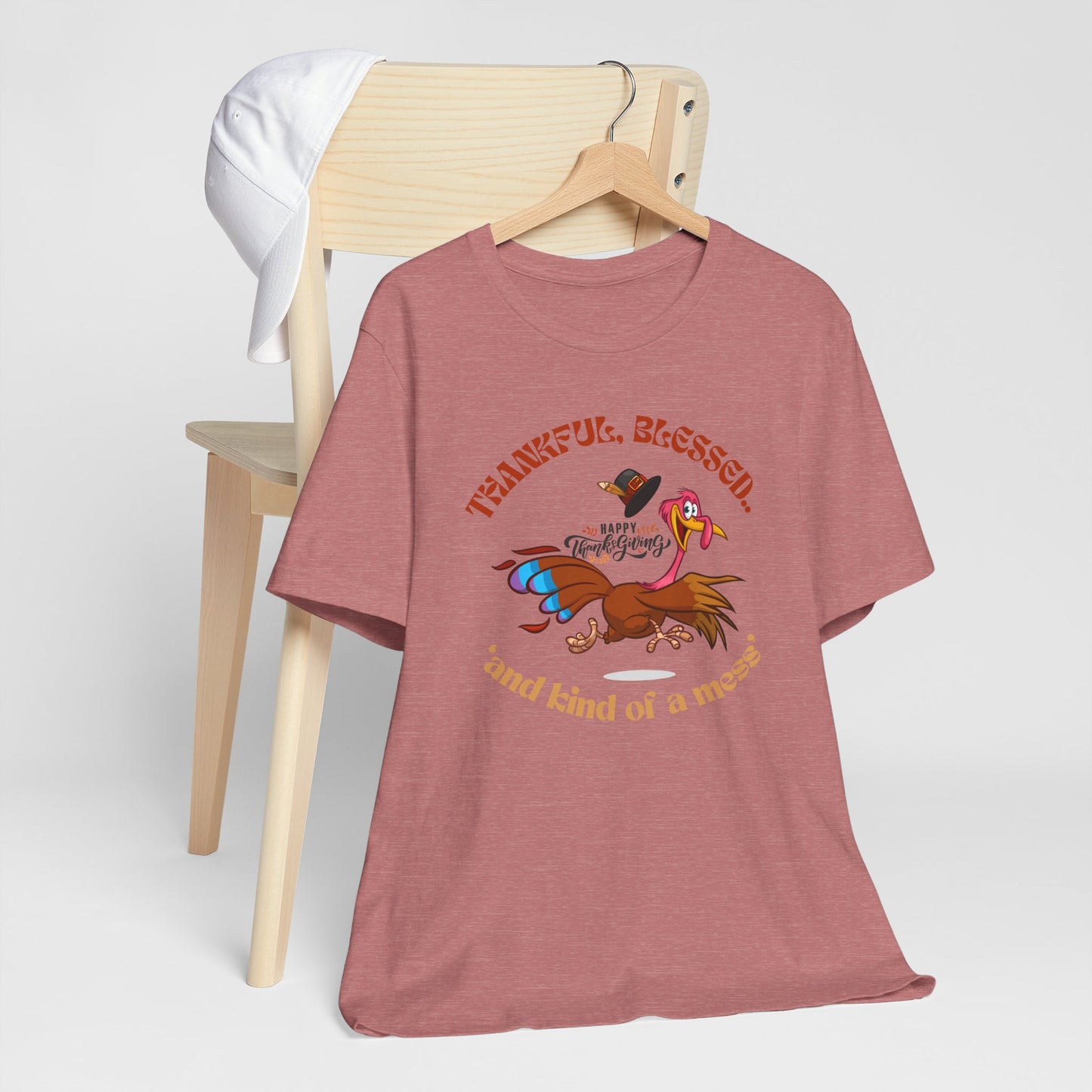 Thankful Blessed T-shirt, Happy Thanksgiving T-shirt, Happy Thanksgiving T-shirt, Happy thanksgiving 2024 T-shirt, Thanksgiving Gift,Turkey Shirt, Family Thanksgiving, Holiday Outfit.