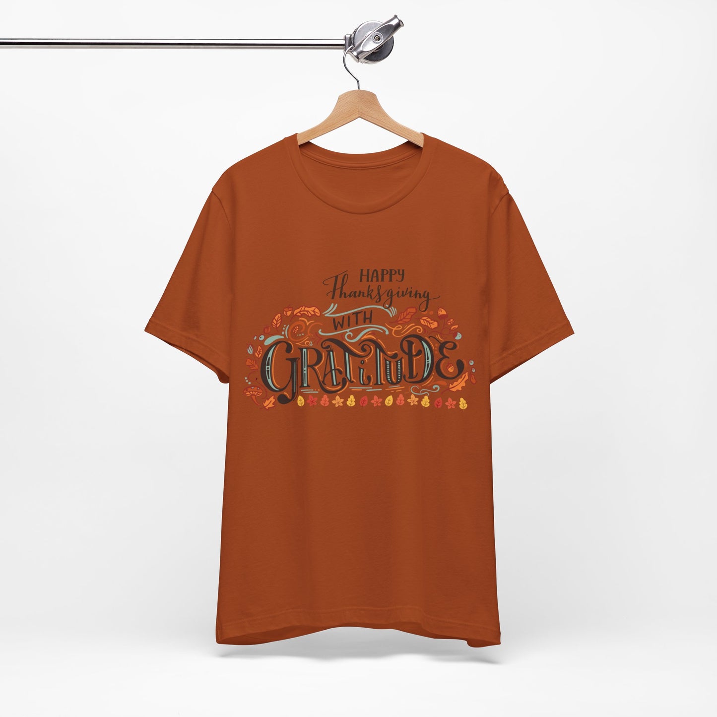 Happy Thanksgiving With Gratitude T-shirt, Happy thanksgiving 2024 T-shirt, Thanksgiving Gift,Turkey Shirt, Family Thanksgiving, Holiday Outfit.