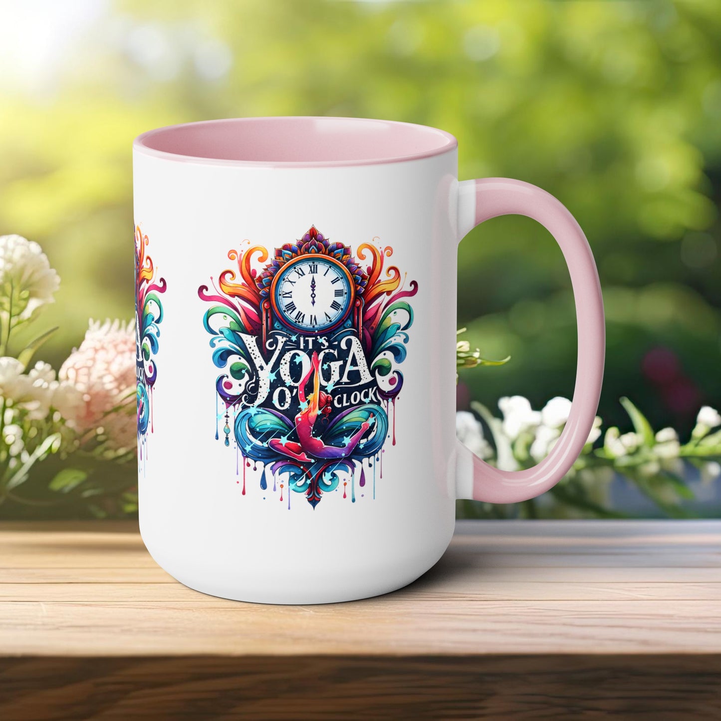 It's Yoga O'clock Yoga Coffee Mug, Cute Yoga Coffee Mug, Yoga lovers Coffee Mug, Yoga Instructor Gift, Gift For Yoga lover, Gift For Yogi.