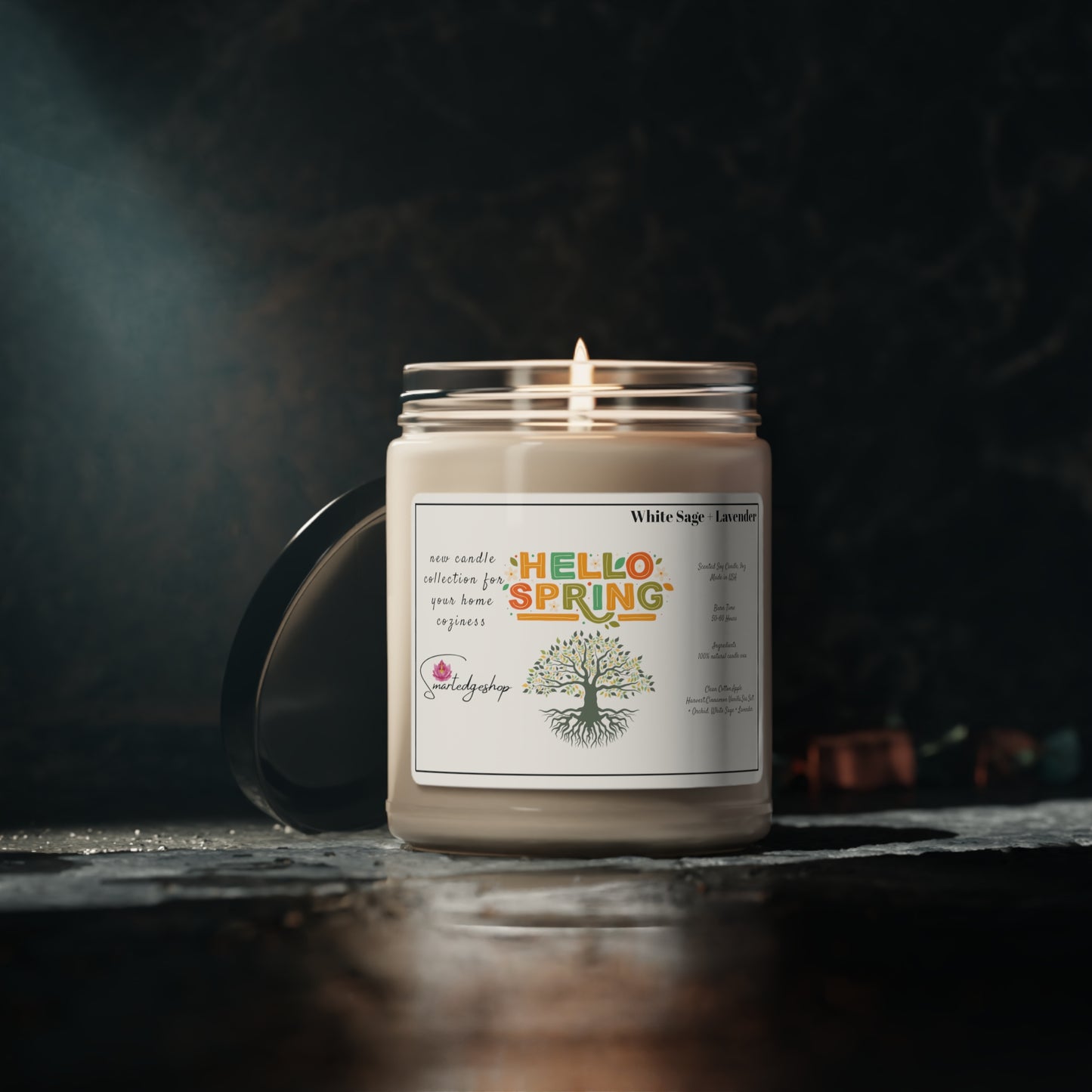 Hello Spring Scented Soy Candle, 9oz