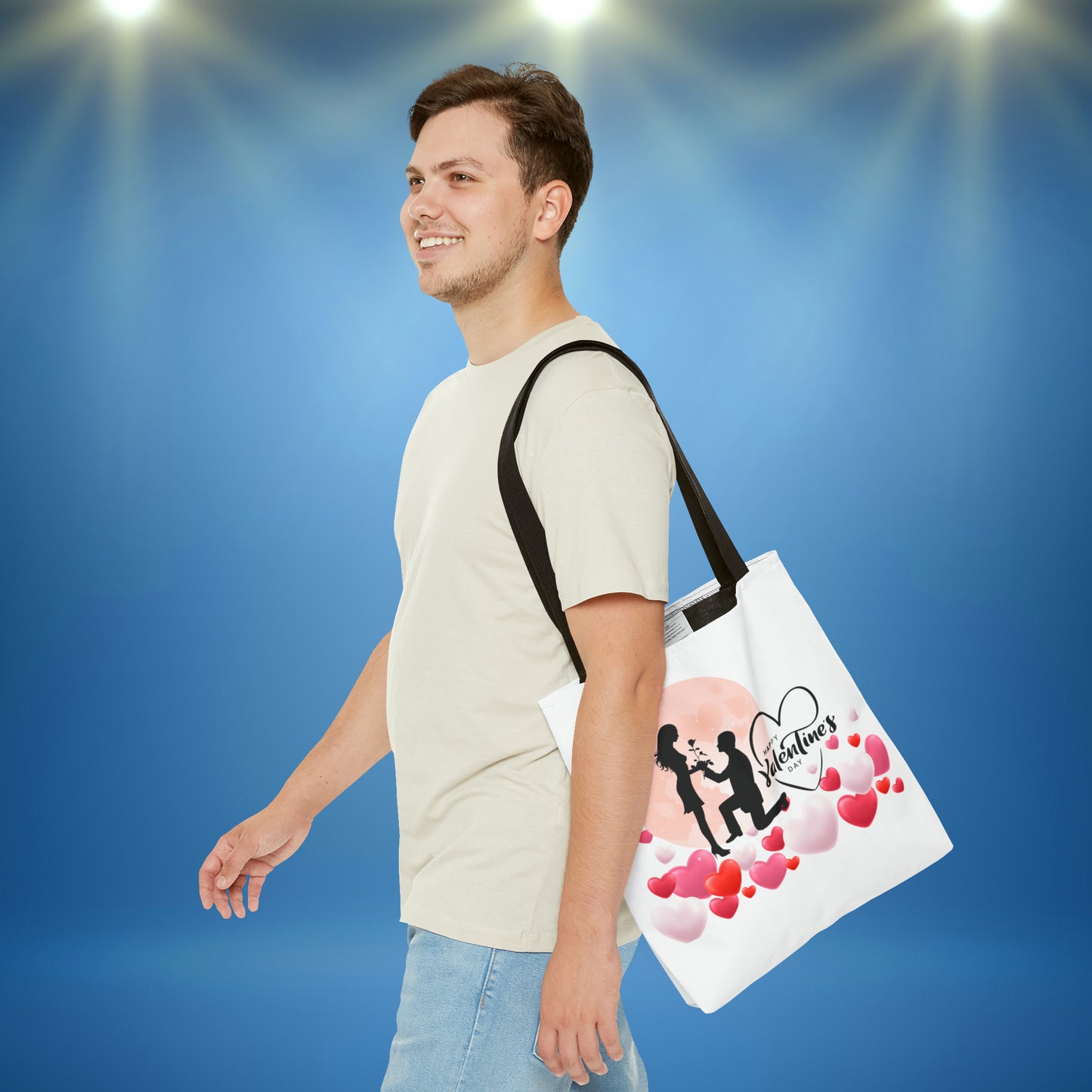 Happy Valentines Day Tote Bag