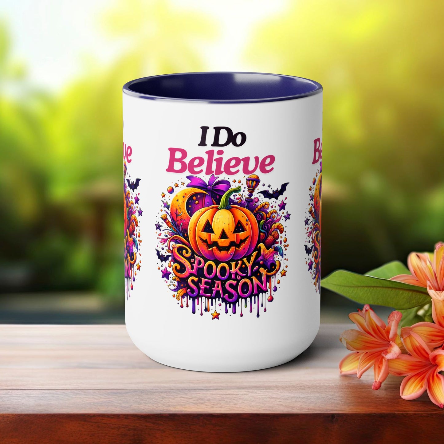 I Do Believe Spooky Season Halloween Coffee Mug,  Let's Go Halloween Coffee Mug, Trick or Treat Halloween Coffee Mug, Cute Skeleton Coffee Mug, Spooky Season Halloween Coffee Mug.