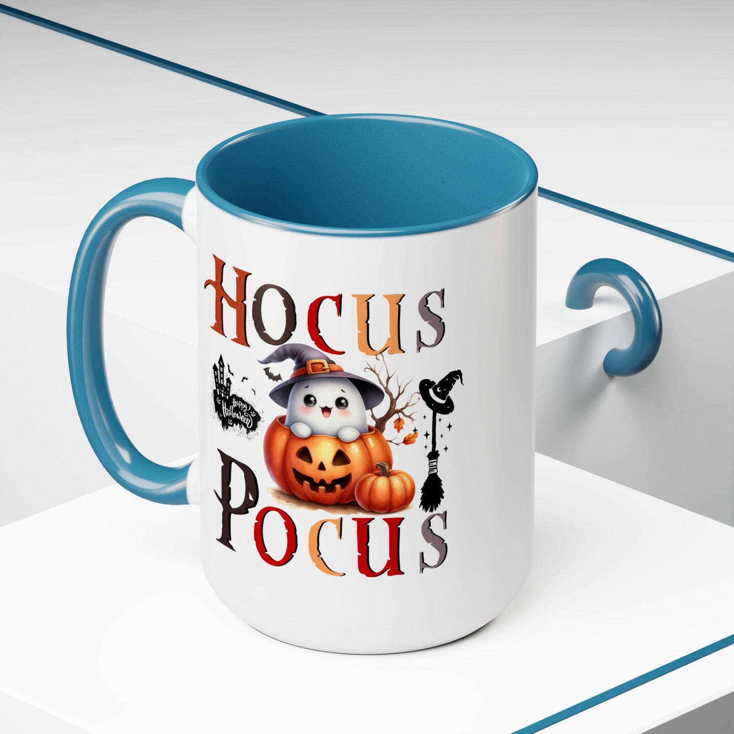 Hocus Pocus Halloween Coffee Mug,  Let's Go Halloween Coffee Mug, Trick or Treat Halloween Coffee Mug, Cute Skeleton Coffee Mug, Spooky Season Halloween Coffee Mug.