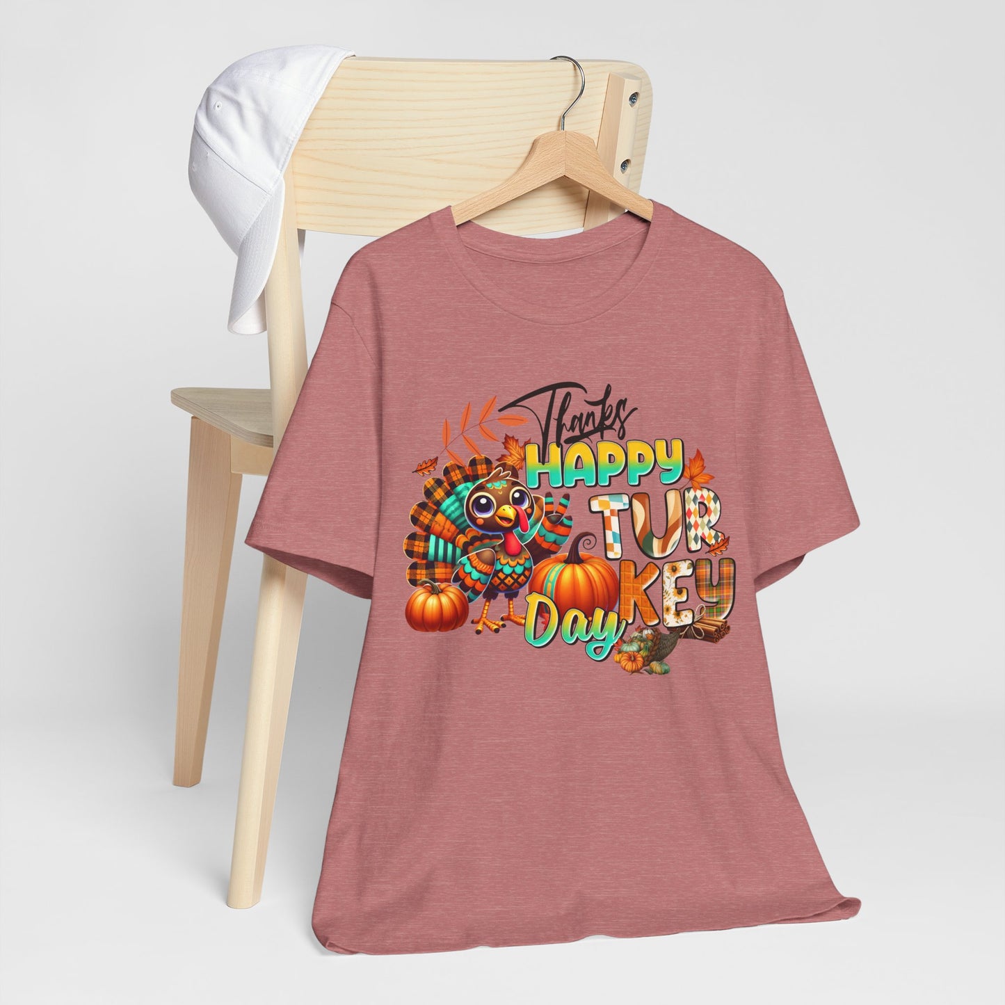 Happy Thanksgiving T-shirt, Happy thanksgiving 2024 T-shirt, Thanksgiving Gift,Turkey Shirt, Family Thanksgiving, Holiday Outfit.