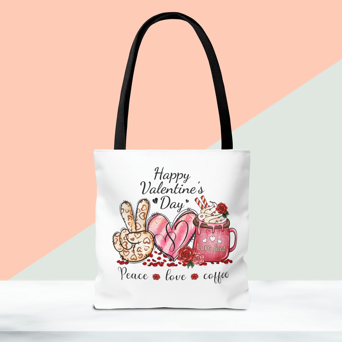 Happy Valentines Day Tote Bag