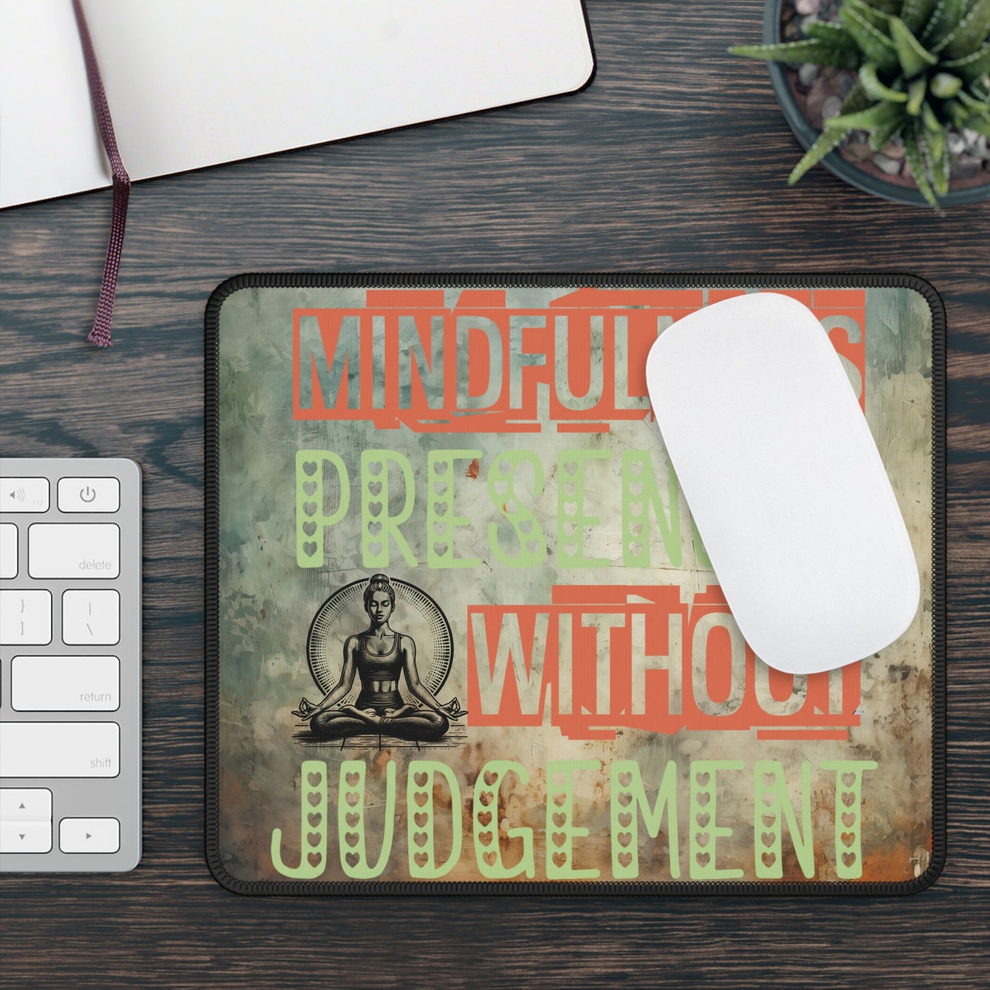 Yoga Mouse Pad,Unique Gift For Meditation And Yoga Lover, Cute Yoga Mouse Pad, Mindful Yoga Gift, Yoga lover Mouse Pad, Yoga Instructor Gift, Gift For Yoga lovers, Gift For Yogi.