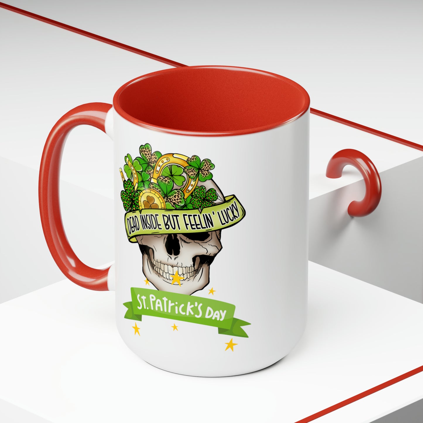 St Patrick's Day two-Tone Coffee Mugs, 15oz