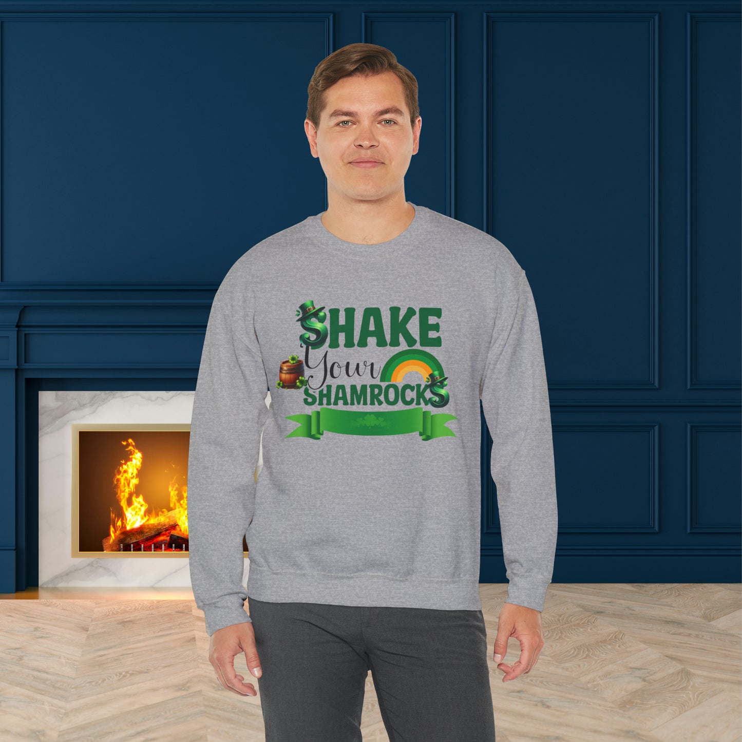 St Patrick's Day Unisex Heavy Blend™ Crewneck Sweatshirt