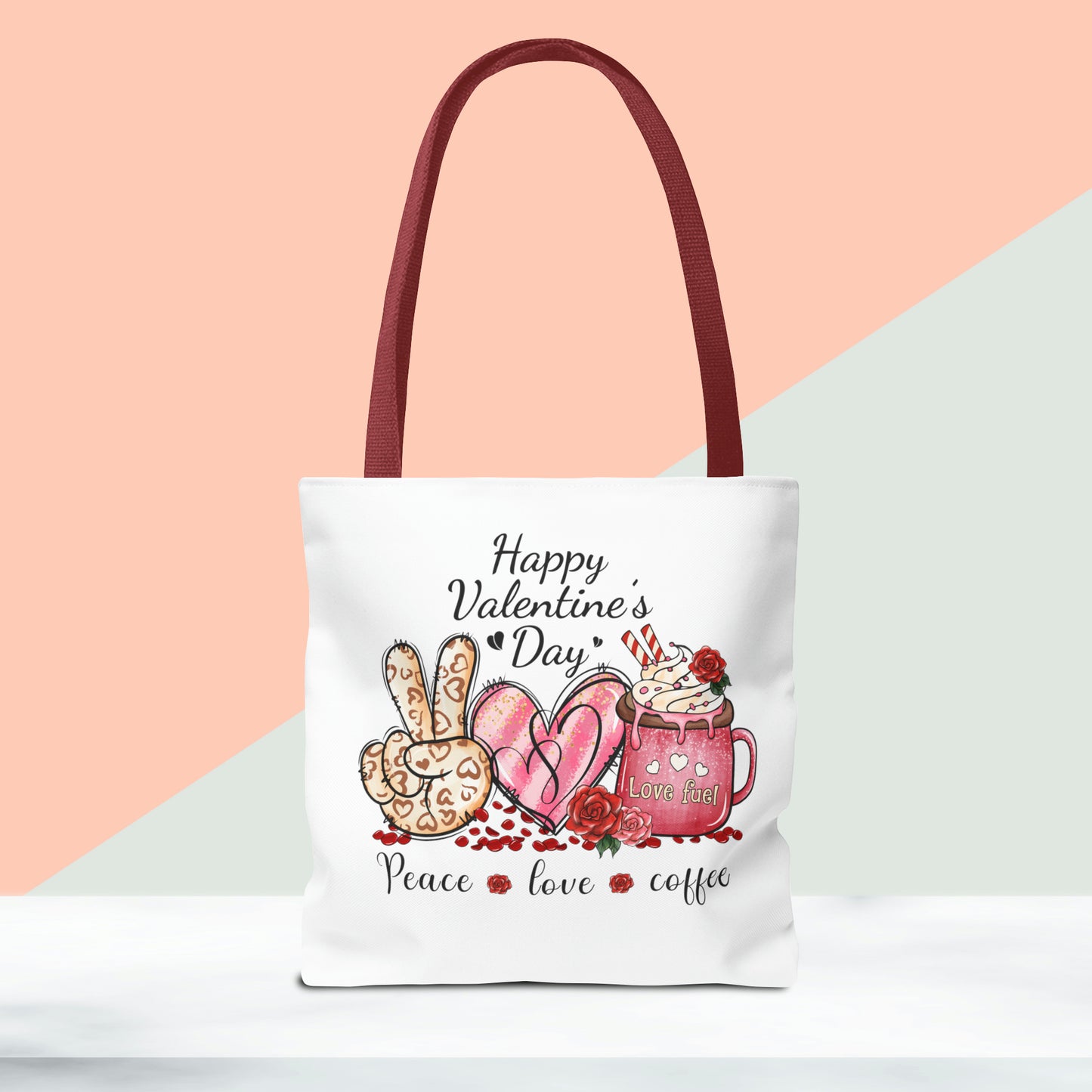 Happy Valentines Day Tote Bag