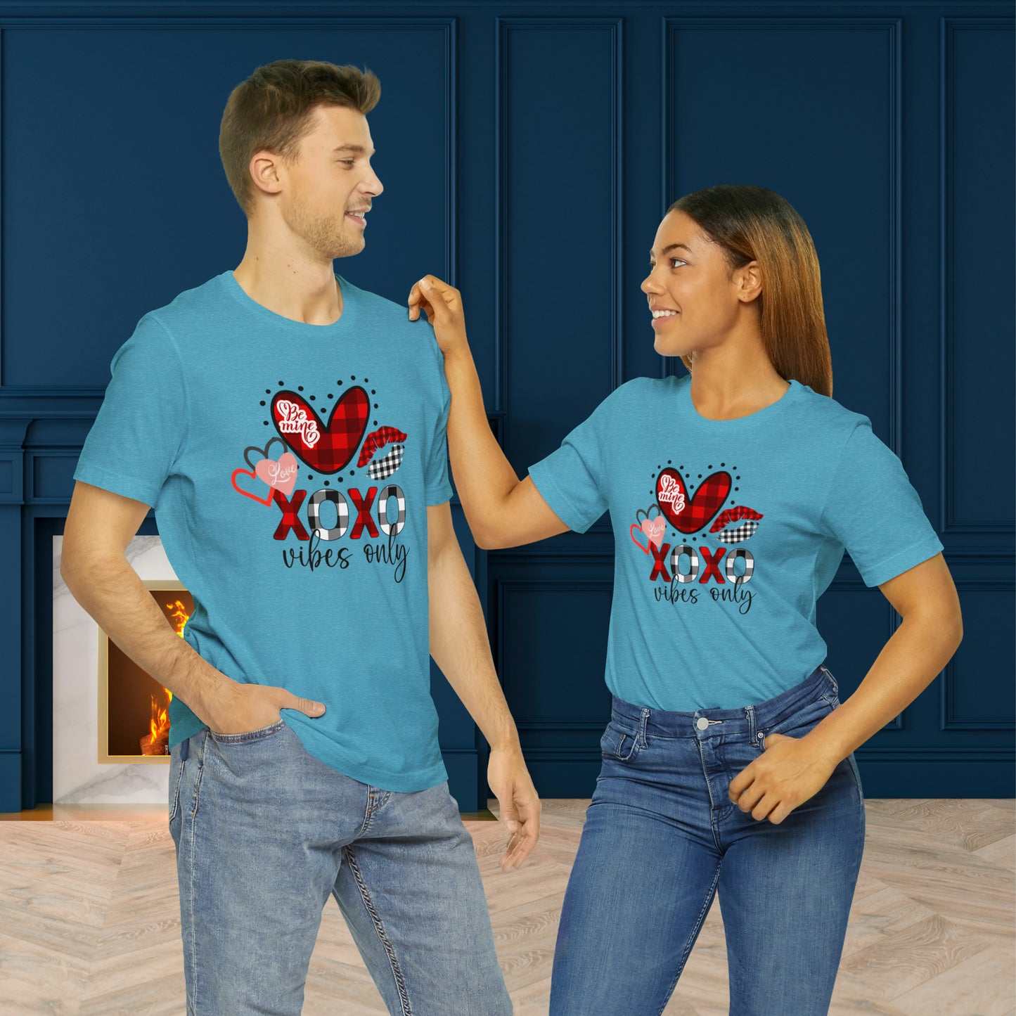 Happy valentines day Unisex Jersey Short Sleeve Tee