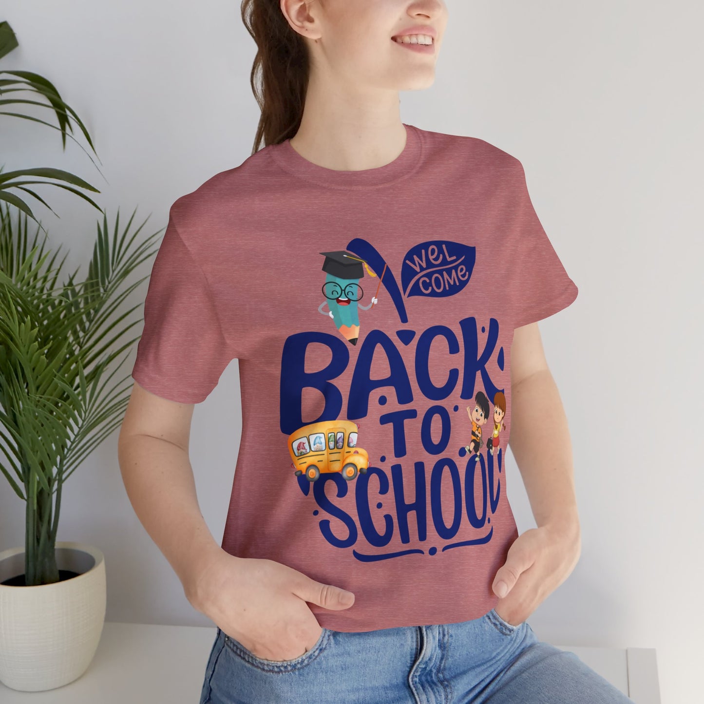 Welcome Back To School T-Shirt, Teacher T-Shirt, Teacher Back To school unisex jersey short sleeve.First Day Vibes T-Shirt.