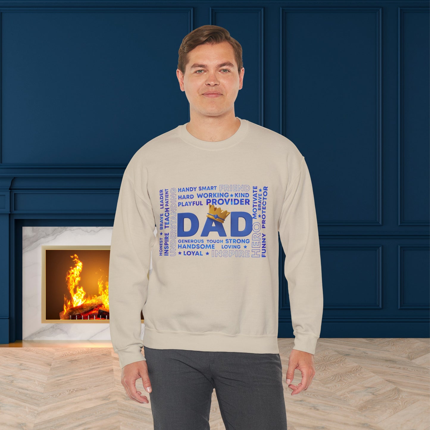 Happy Father's Day Sweatshirt For Dad, Dad Sweatshirt, Gift For Dad,  Daddy's Sweatshirt.