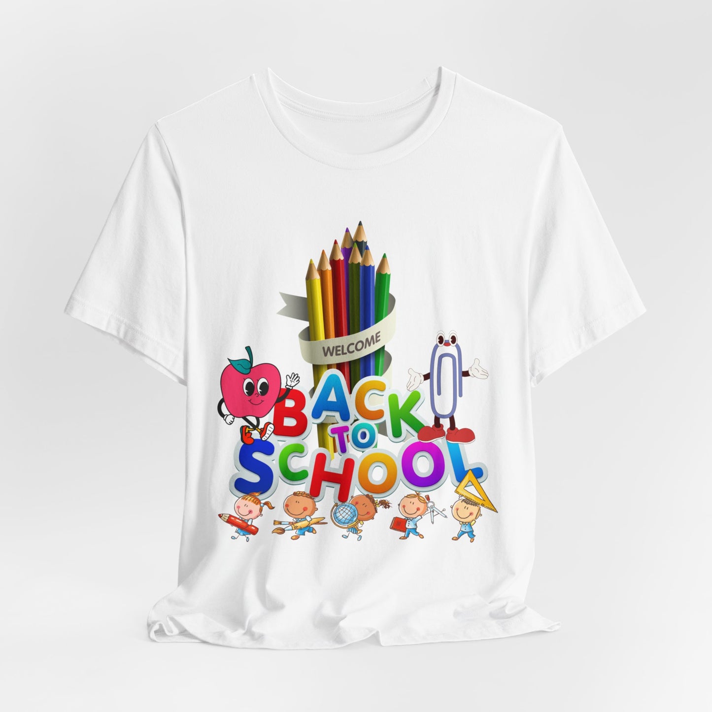 Welcome Back To School T-Shirt, Teacher T-Shirt, Teacher Back To school unisex jersey short sleeve.First Day Vibes T-Shirt.