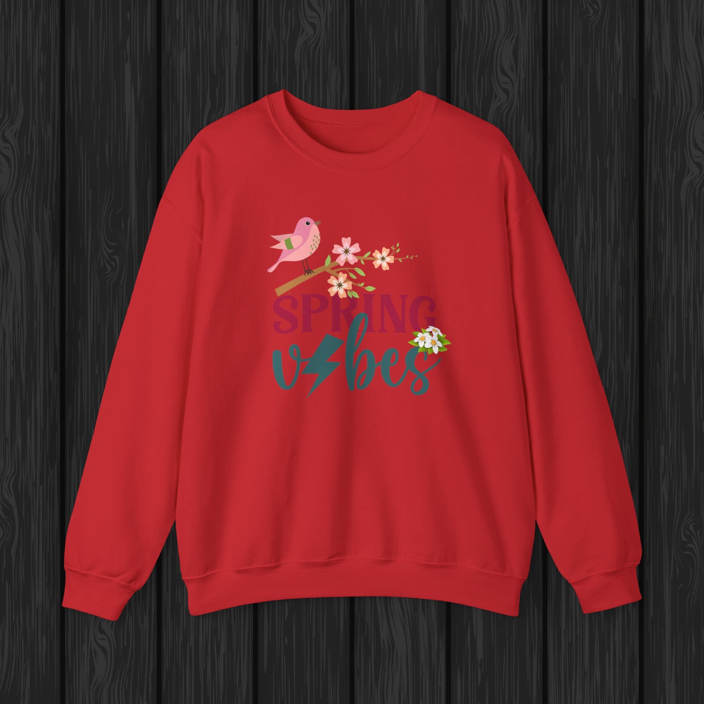 Spring Vibes Unisex Crewneck Sweatshirt