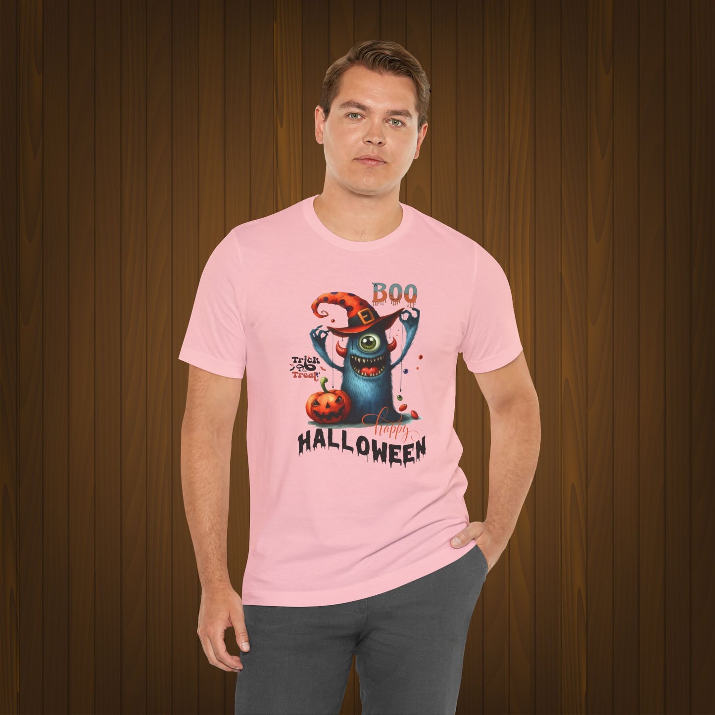 Boo Happy Halloween T-shirt, Happy Halloween T-shirt, Trick Or Treat T-shirt, Halloween T-shirt, Cool Halloween T-shirt, Spooky T-shirt,