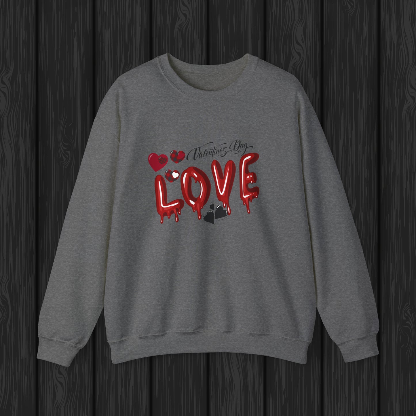 Happy valentines day Unisex Heavy Blend™ Crewneck Sweatshirt