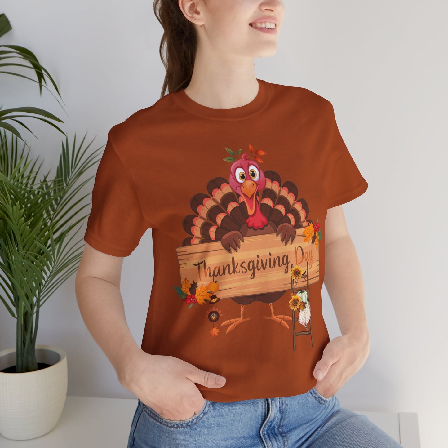 Thanksgiving Day T-shirt, Happy thanksgiving 2024 T-shirt, Thanksgiving Gift,Turkey Shirt, Family Thanksgiving, Holiday Outfit.