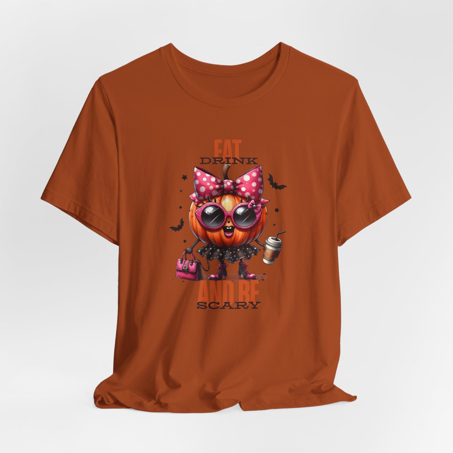 Eat Drink And Be Scary Halloween T-shirt, Happy Halloween T-shirt, Trick Or Treat T-shirt, Halloween T-shirt, Cool Halloween T-shirt, Spooky T-shirt,