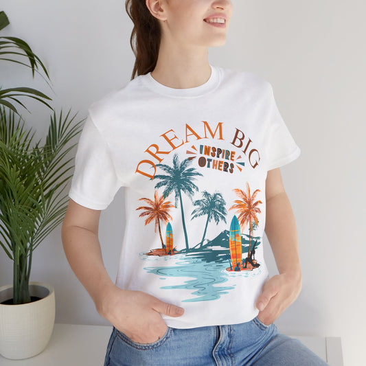 Dream Big Yoga T-Shirt, Cute Yoga workout Shirt, Yoga lovers T-shirt, Yoga Instructor Gift, Gym shirt, Gift For Yoga lover, Gift For Yogi.