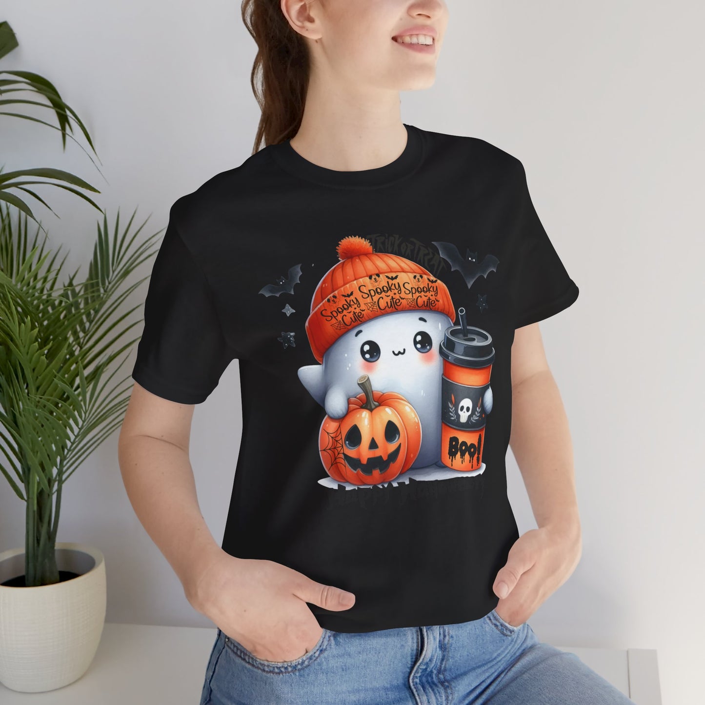 Spooky Cute Halloween T-shirt, Happy Halloween T-shirt, Trick Or Treat T-shirt, Halloween T-shirt, Cool Halloween T-shirt, Spooky T-shirt,