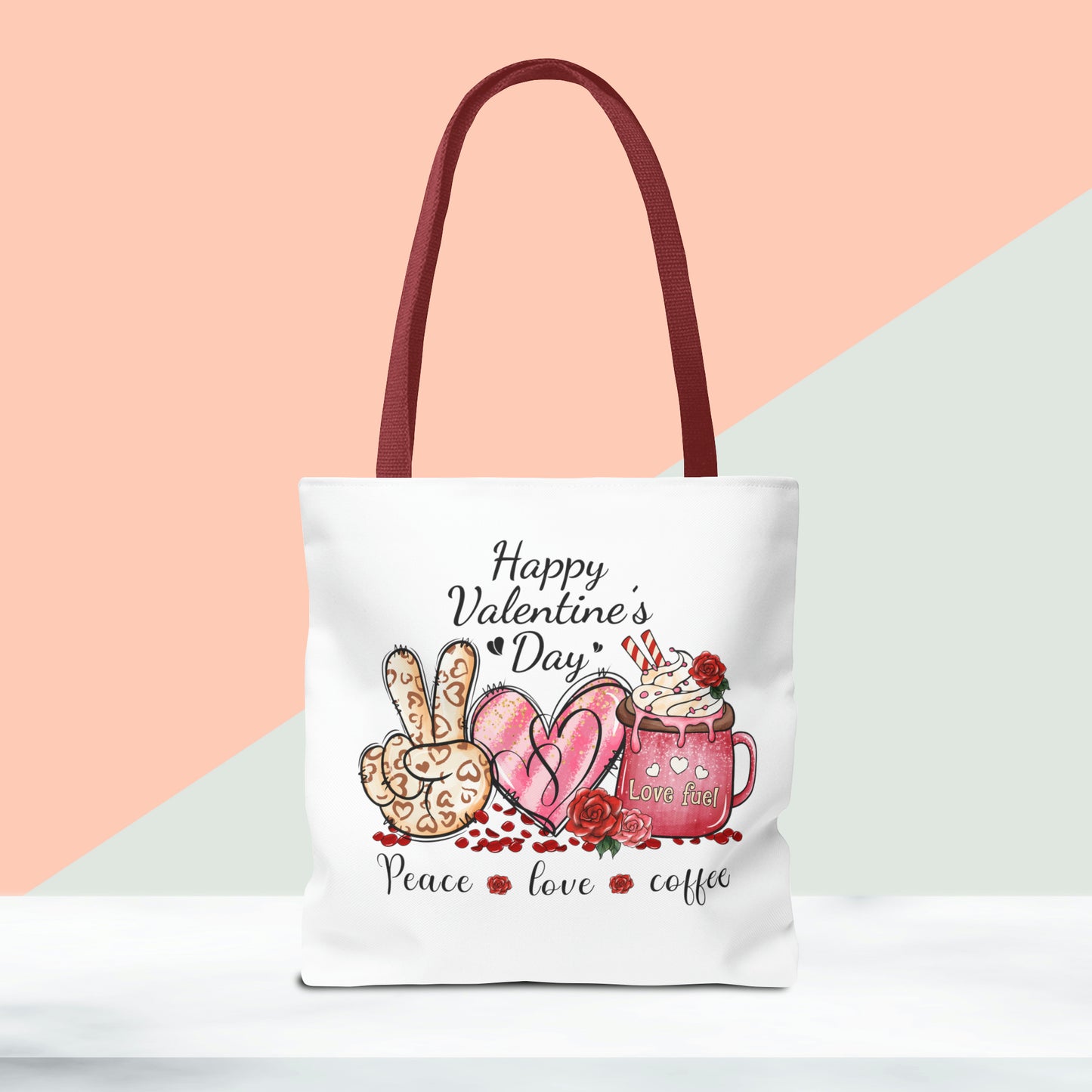 Happy Valentines Day Tote Bag