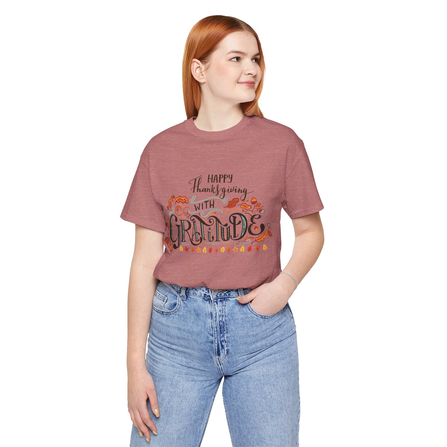 Happy Thanksgiving With Gratitude T-shirt, Happy thanksgiving 2024 T-shirt, Thanksgiving Gift,Turkey Shirt, Family Thanksgiving, Holiday Outfit.