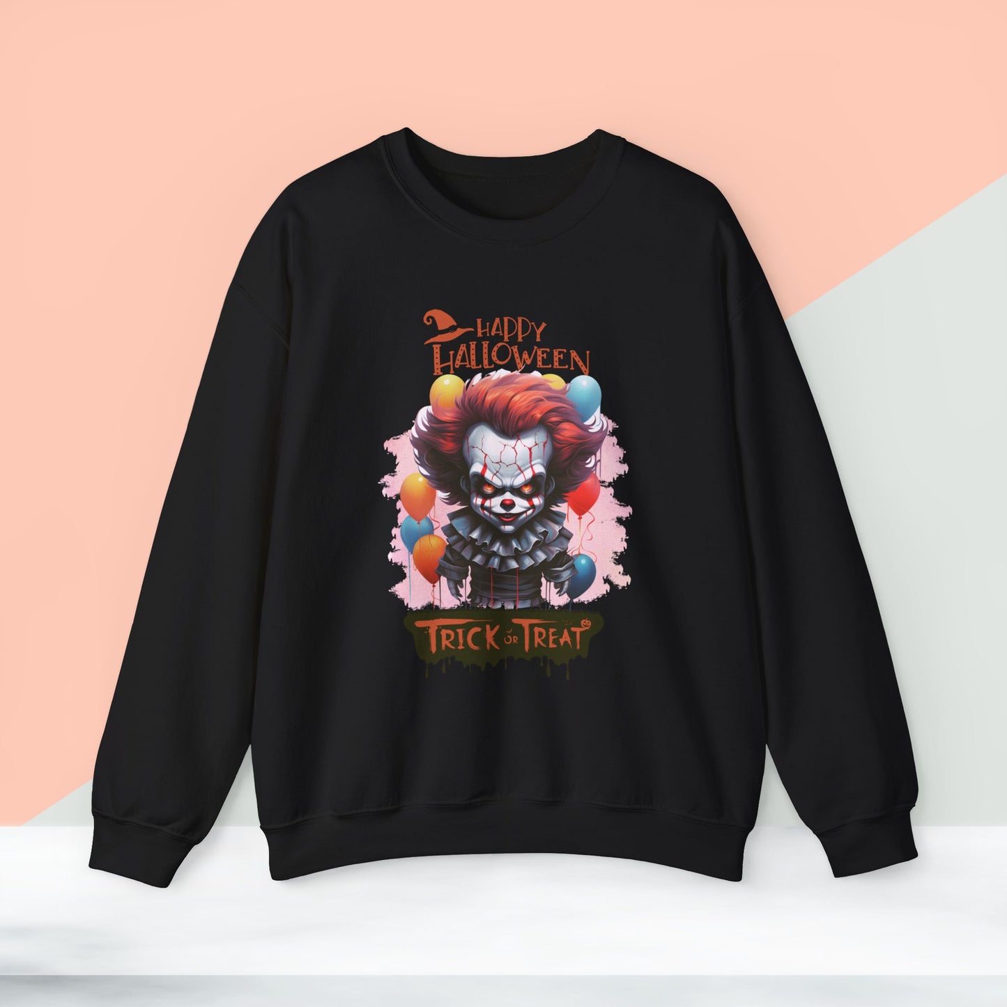 Happy Halloween Sweatshirt, Happy Halloween Sweatshirt - Unisex Heavy Blend Crewneck, Halloween Sweatshirt, Cute Spooky Ghost sweatshirt.