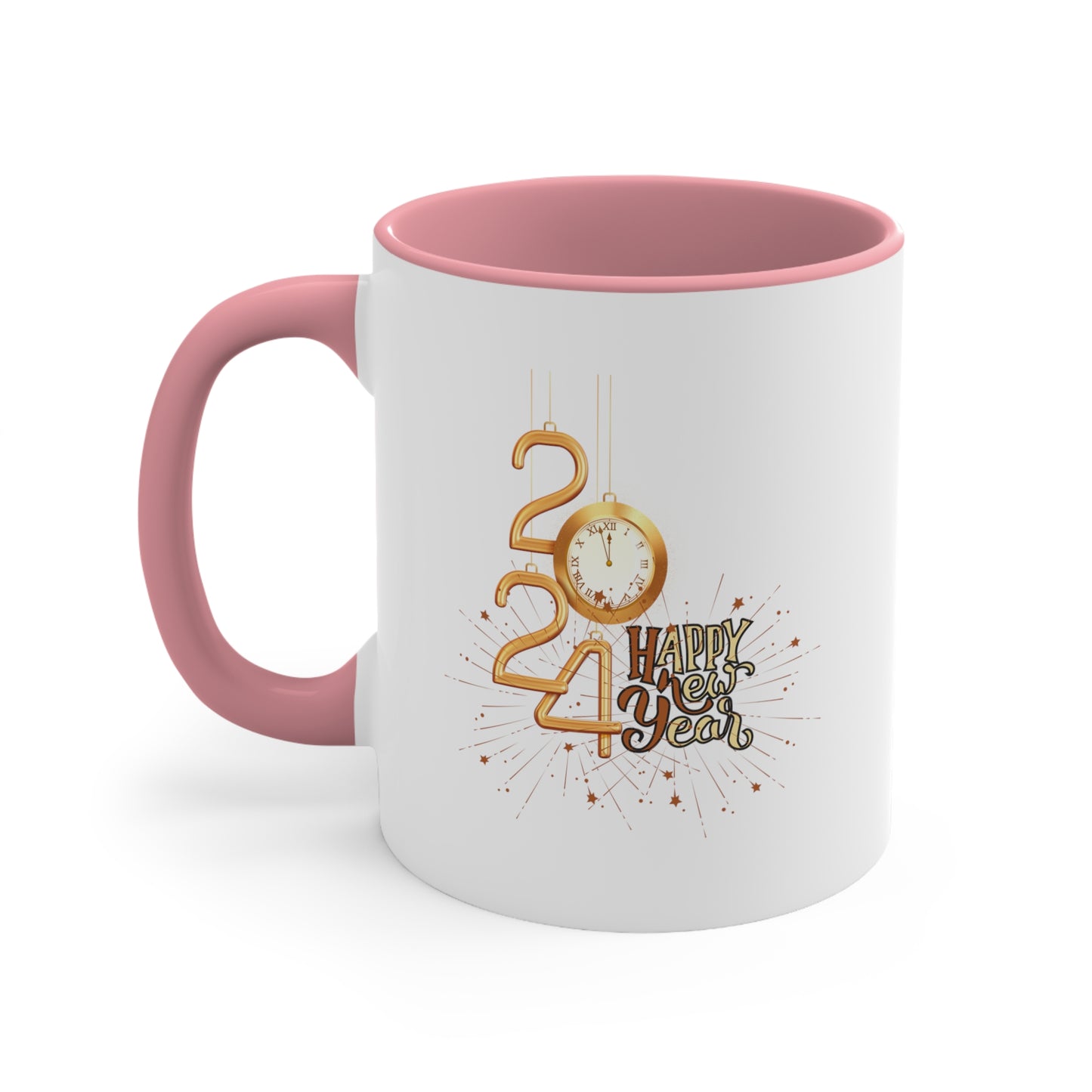 Happy New Year Accent Coffee Mug, 11oz